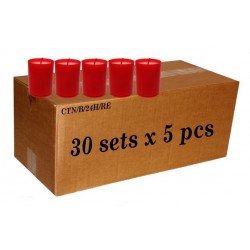 Box 150 Candles Red 24H  5...