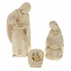 Holy Family 17 Cm in wood...