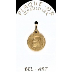Médaille plaqué-or - Ste...