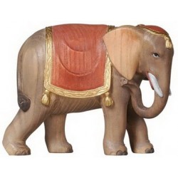 Elephant: wood carving...