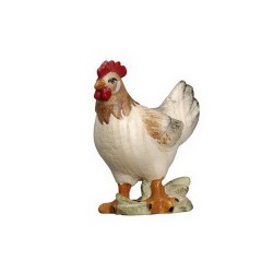 Poule  : crèche de Noël en...