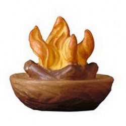 Fire for nativity figurines...