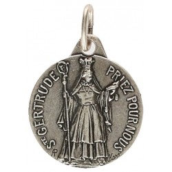 Medal 18 mm  St. Gertrude