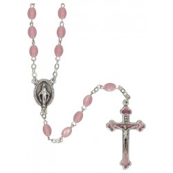 Rosary  Pearl Imitation  Pink