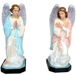 Statue de deux anges en...
