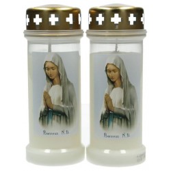 Set of 2 candles our Lady...
