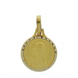 Médaille Vierge - 12 mm -...