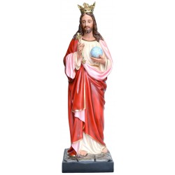 Statue Jésus roi 160 cm en...