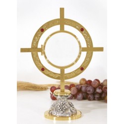 Monstrance  H   26 cm diam...