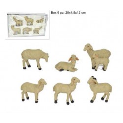 Bag 6 Sheep For figures  15 cm