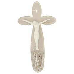 Wall cross 16 Cm white and...