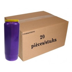 Box of 20 9 days candles...