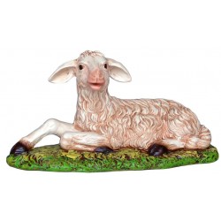 Lamb seated in resin 27x50...