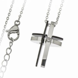 Cross 25 mm with zircon and...