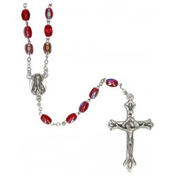Rosary  Ruby Iridescent