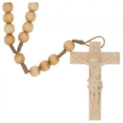 Rosary rope  Wood Beige...
