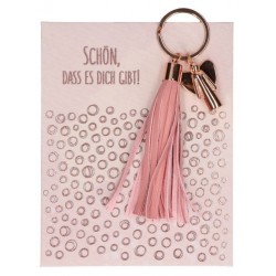 Key ring with rose...