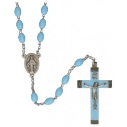 Light blue rosary...