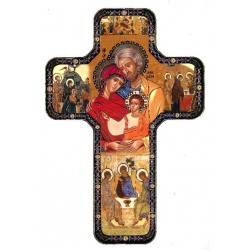 Icon 12 x 18 cm Cross Holy...