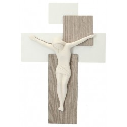 Modern kruisbeeld in hars...