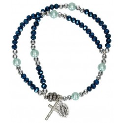 Rosary bracelet  crystal...