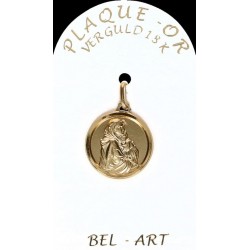 Gold plated medal  Virgin...