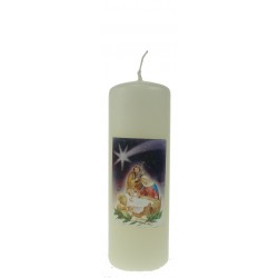 Candle 115 X 40 mm  Nativity