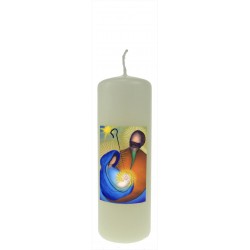 Candle 115 X 40 mm  Nativity