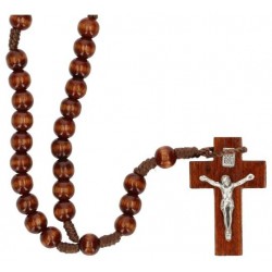 Rosary rope  Natural Wood