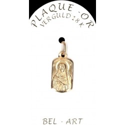 Médaille plaqué-or - Ste Rita