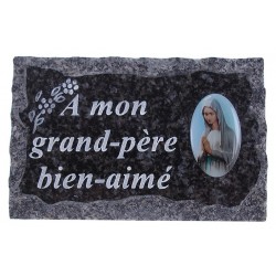 Plaque Cimetière 9X14 cm -...