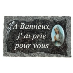 Plaque Cimetiere A Banneux...