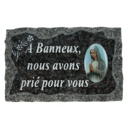 Plaque Cimetiere A Banneux...