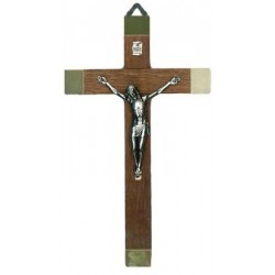 Wall Cross  15 cm  Light Wood