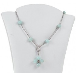 Collier-Dizaine Aquamarine