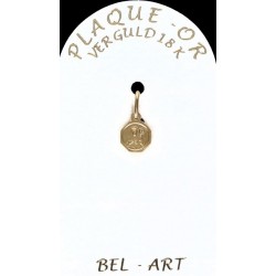 Médaille plaqué-or -...