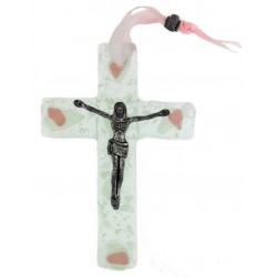 Cross Cradle  10 cm  Glass...