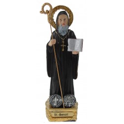Statue 12 cm - St Benoît +...