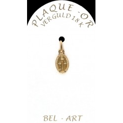 Médaille plaqué-or -...