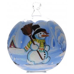 Kerstbal          Blauw Met...