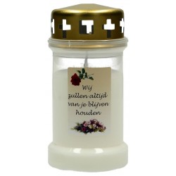 Bougie 3J / CD/ blanc / Wij...