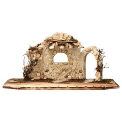 Houten Kerststal 50 x 22 x 25