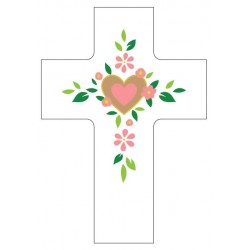 White wall cross "you fill...