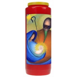 9 days candle / red / Nativity