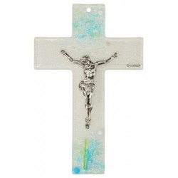 Croix Murale turquoise en...