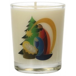 Glass candle 65 x 50 mm...