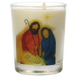 Glass candle 65 x 50 mm...