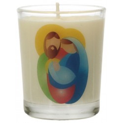 Glass candle 65 x 50 mm...