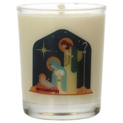 Glass candle 65 x 50 mm...