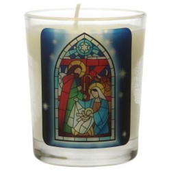 Glass candle 65 x 50 mm...